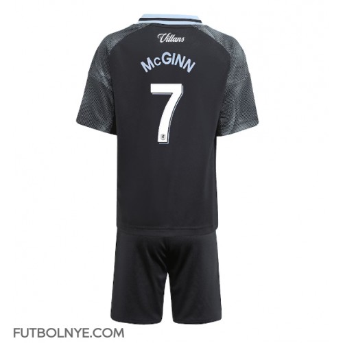 Camiseta Aston Villa John McGinn #7 Visitante Equipación para niños 2025-26 manga corta (+ pantalones cortos)